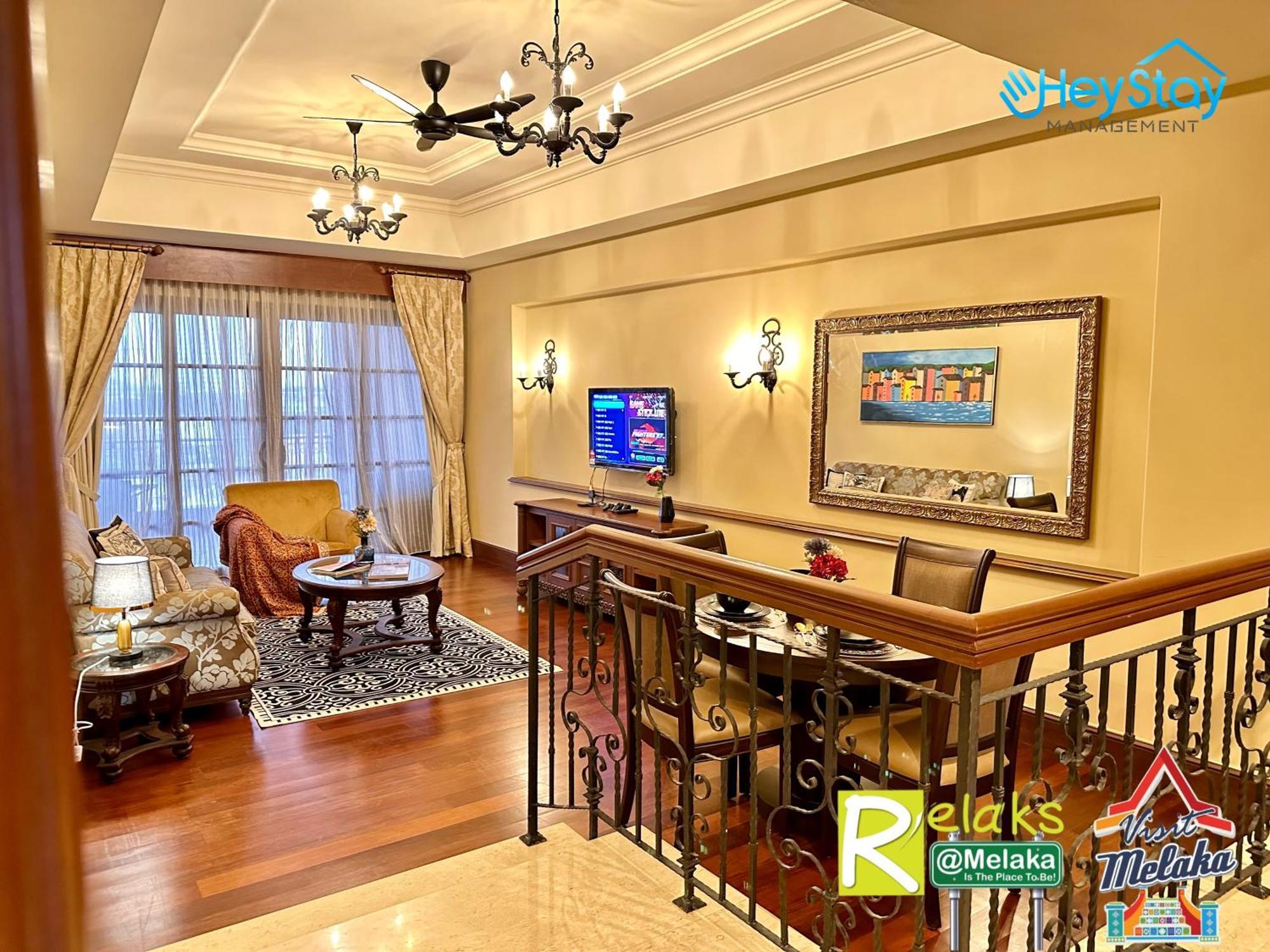 Casaderio Residences Deluxriversuite Walk5minstojonkerst By Heystay Management Apartment Malacca